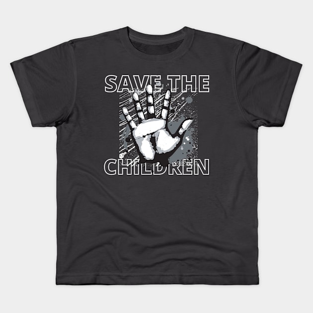 Save our children Kids T-Shirt by FightTheFuture